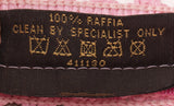 LV Pink and Crystal Raffia Crochet Visor