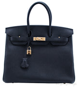 Birkin 35 Black Togo