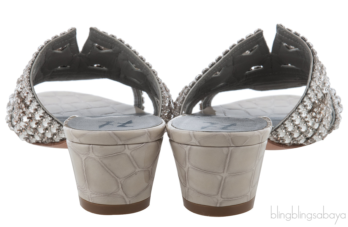 Galaxy Croc Embossed Sandals
