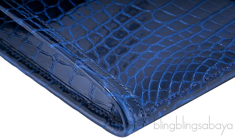 Jige Clutch Blue Niloticus