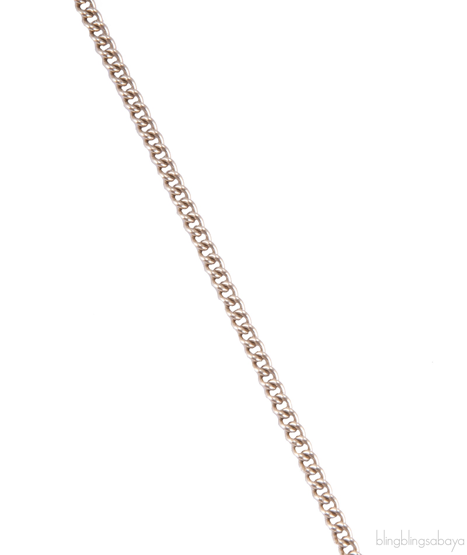 Crystal Pearl CC Pendant Necklace