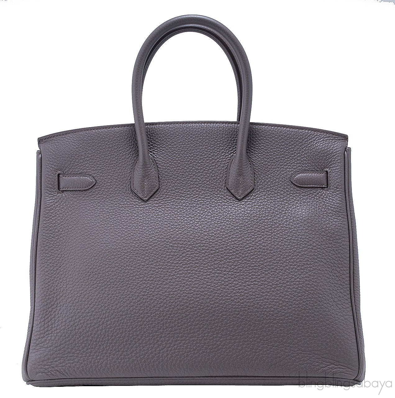 Birkin 35 Etain Togo PHW