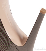 Gianvito Rossi Rio Perforated Jacquard-knit Ankle Boots