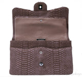 Jumbo CC Brown Python Flap