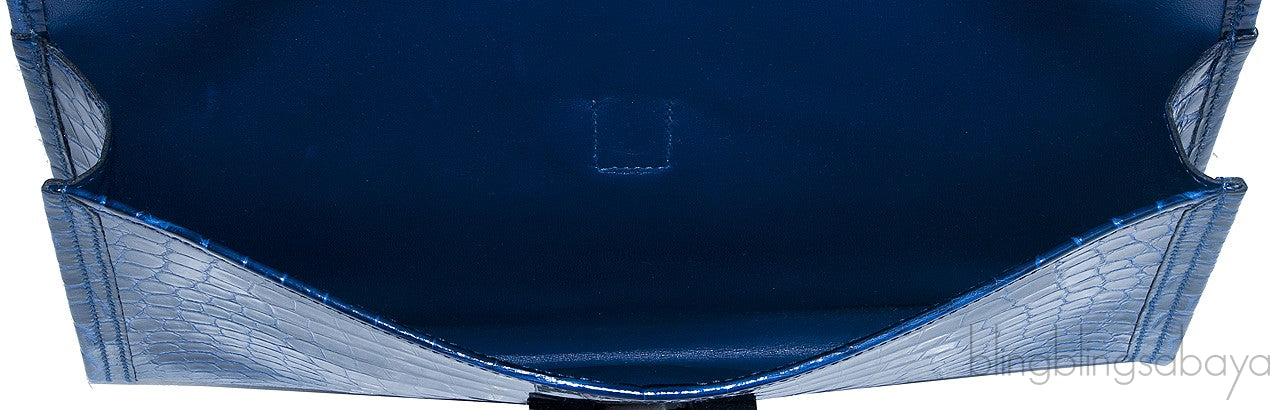 Jige Clutch Blue Niloticus