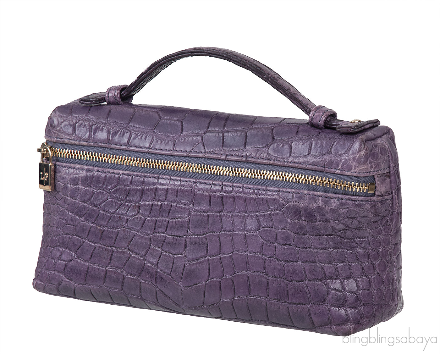 L19 Alligator Purple Pouch