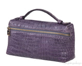 L19 Alligator Purple Pouch