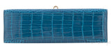 Kelly Pochette Bleu Izmir Crocodile