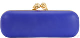 Bicolor Skull Leather Box Clutch*