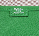 Jige Envelope Bamboo Green Clutch