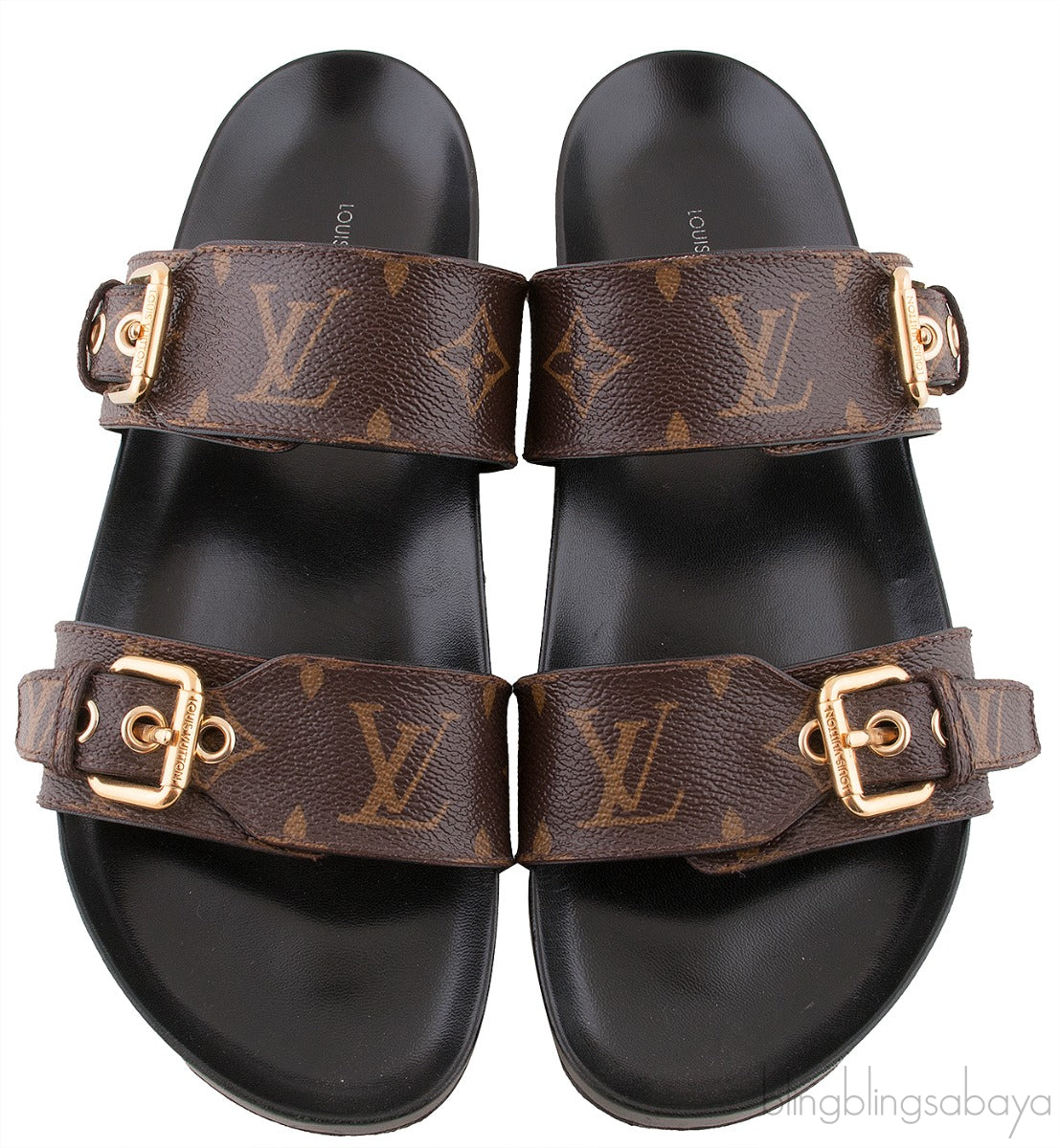 Monogram Bom Dia Flat Mule