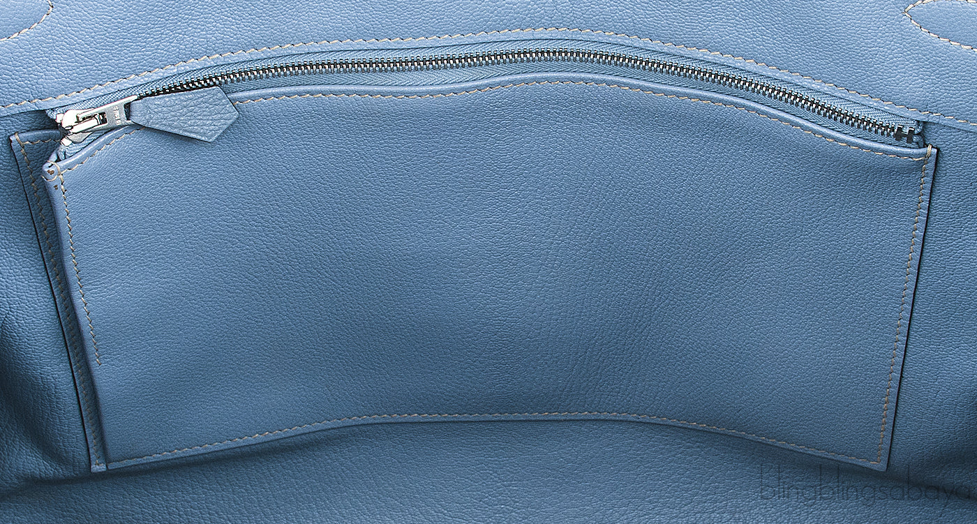 Birkin 35 Blue Lin Togo PHW