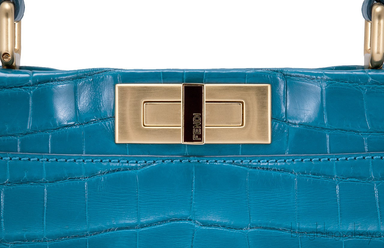 Lagoon Blue Crocodile Peek-a-boo