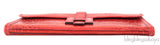 Jige Clutch Geranium Crocodile