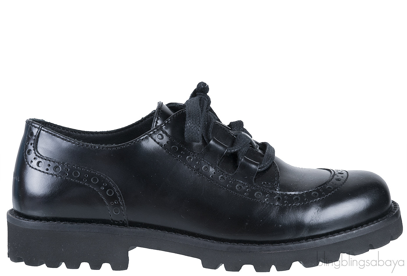 Calzature Stringata Black Shoes