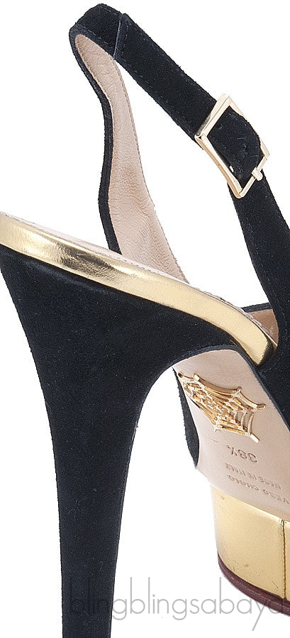 Dolly Suede Slingback Pump