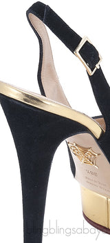 Dolly Suede Slingback Pump
