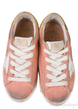 Coral & Gold Super Star Kids Sneaker