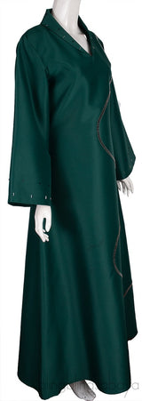 Emerald Green Beads Embellished Dress