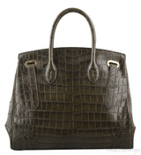 Ricky Alligator Moss Green Bag