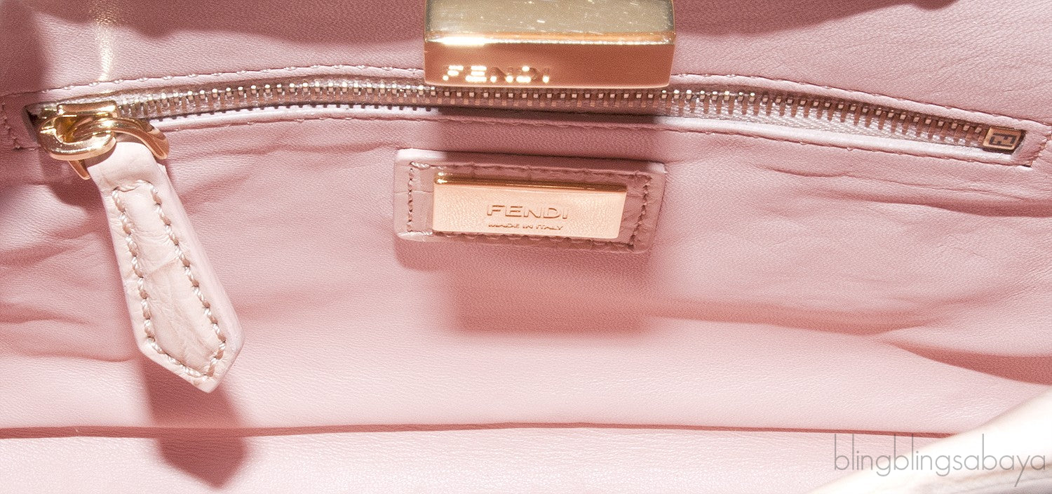 Mini Baby Pink Crocodile Peekaboo