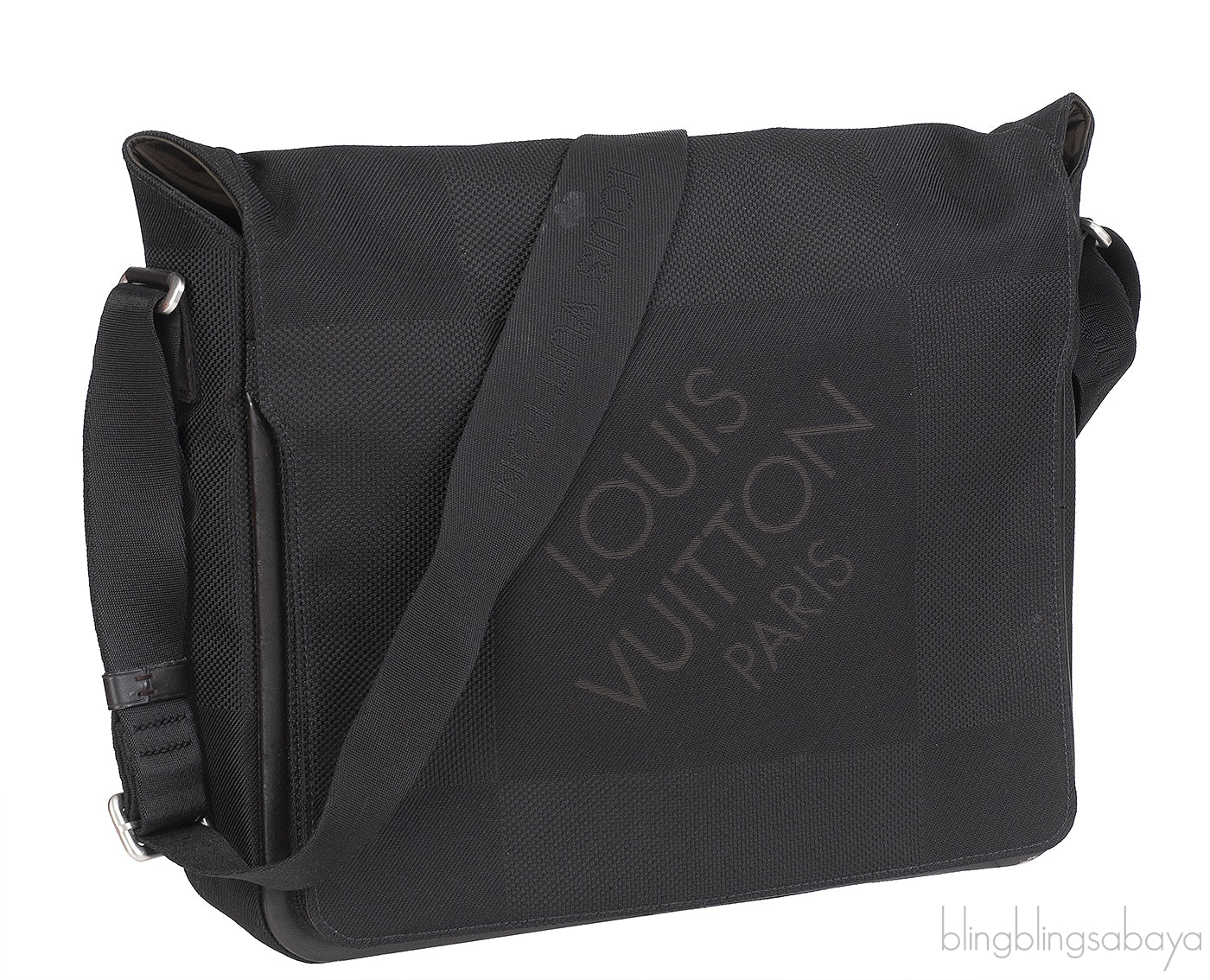 Louis Vuitton Black Denier Geant Canvas Messenger