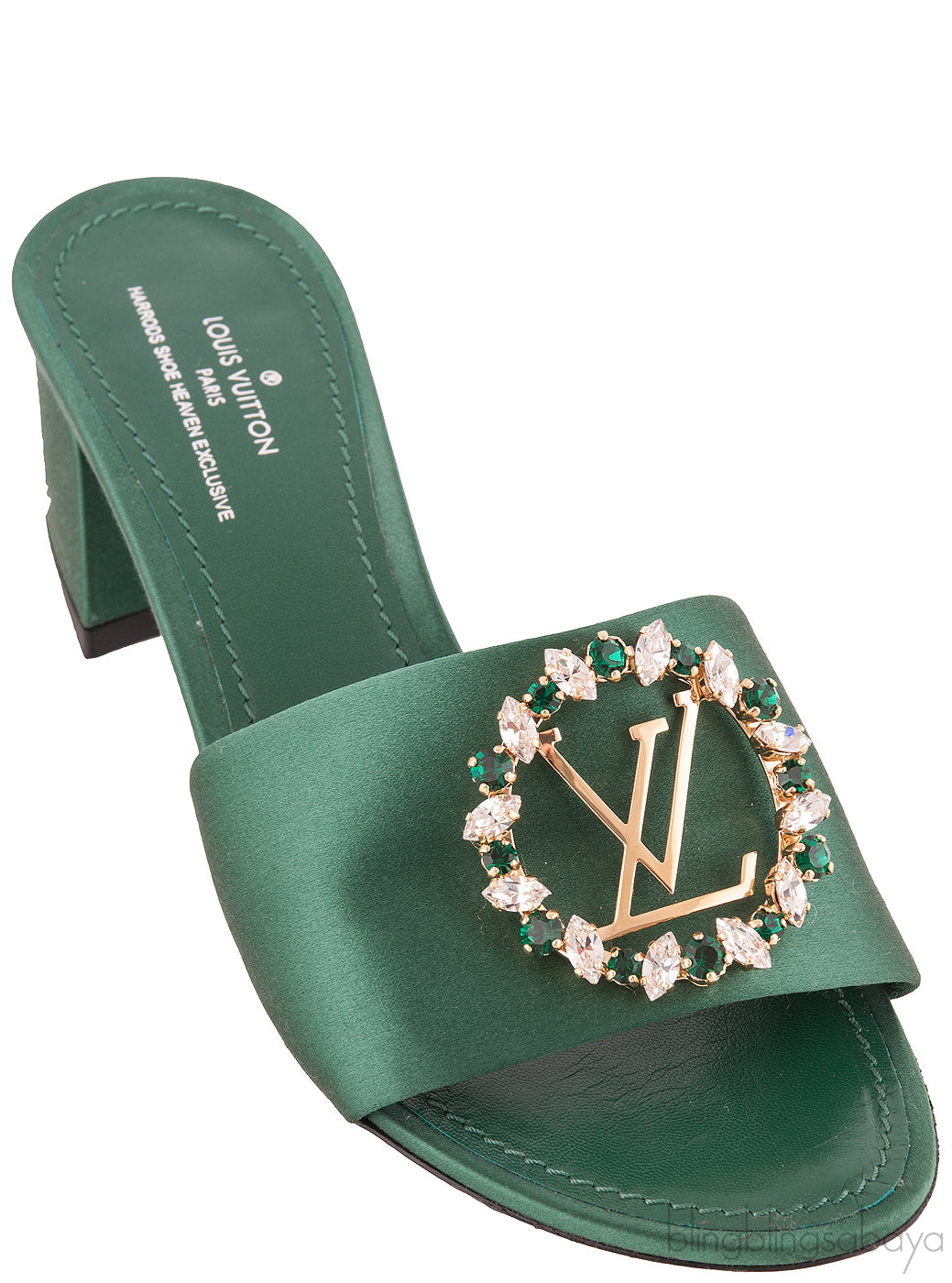 Madeleine Emerald Green Mule