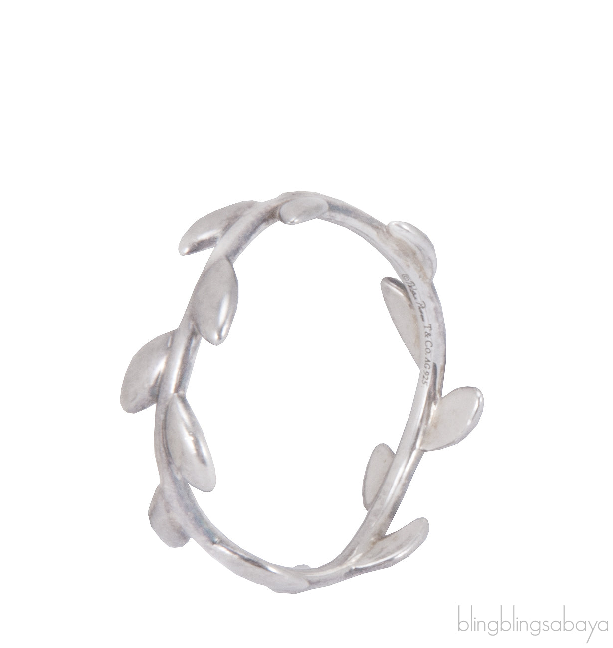 Olive Leaf Silver Ring