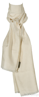 Monogram Beige Cashmere Shawl