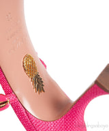 Off to Bali 75 Shell Emb Raffia Sandals