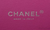 Fuchsia Pink Caviar Maxi Flap Bag