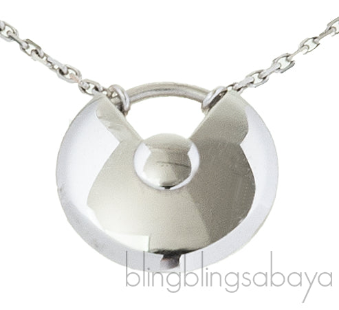 Amulette Pendant White Gold Diamond XS