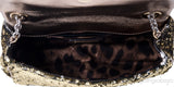 Sequined Leather Shoulder Bag