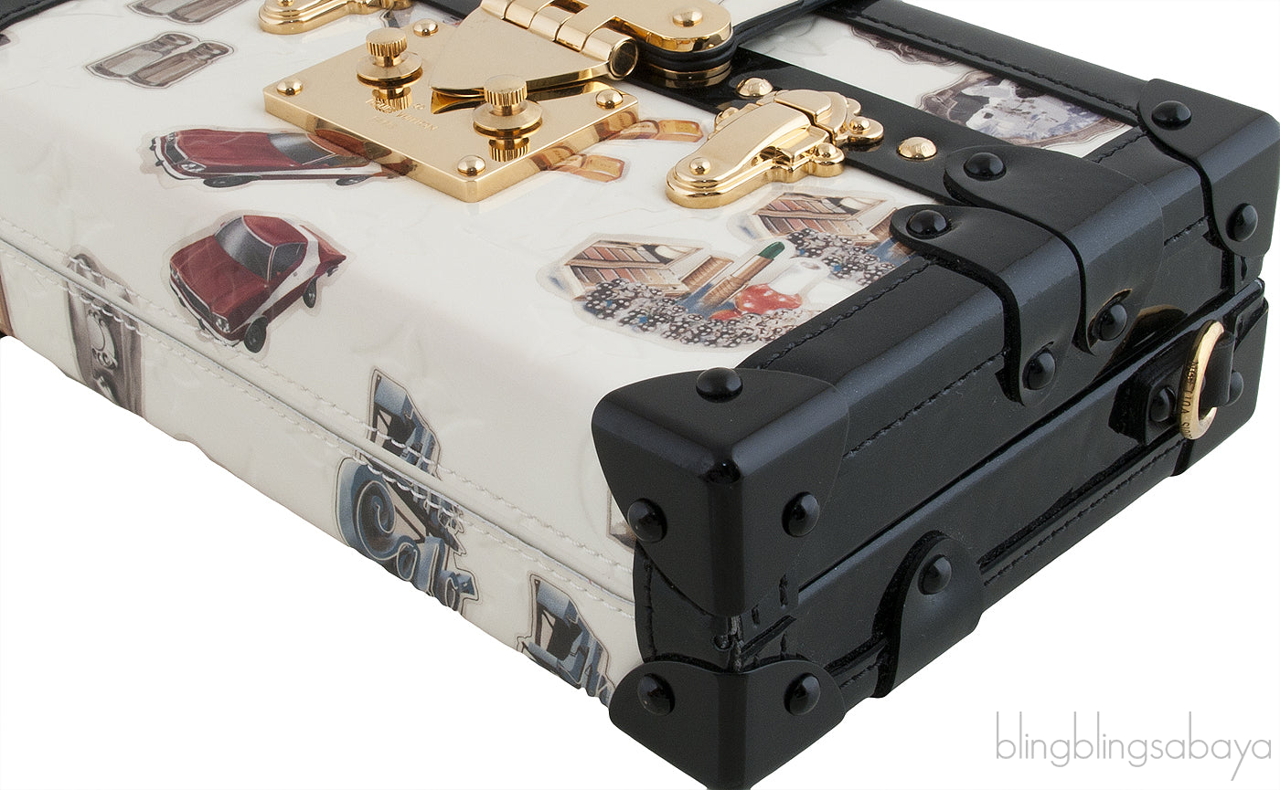 Petite Malle Sticker Clutch Bag