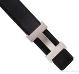 Black \"H\" Reversible 42mm Belt