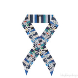 Hermes Les Baigneuses Printed Silk Twilly