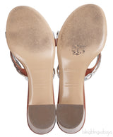 Hermes Brown Ajaccio Sandals