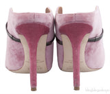 Maureen 100 Pink Velvet Heels