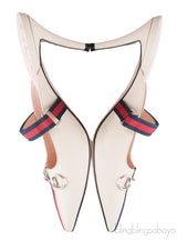 Emma Off-White Leather Mules