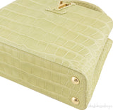Capucine Crocodile Vert  d\'eau BB
