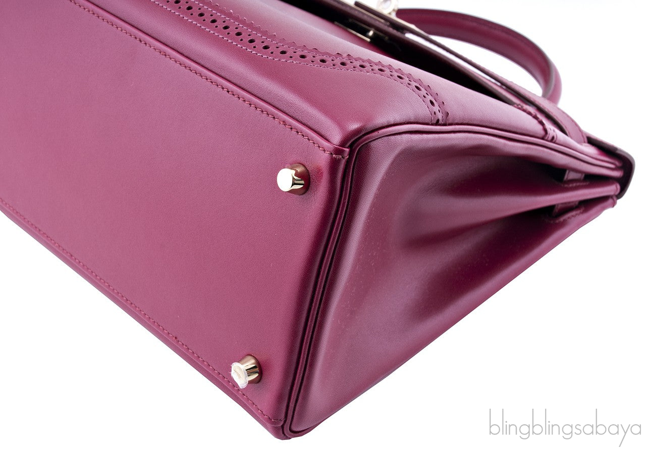 Kelly 35 Ghillies Rubis Tadelakt