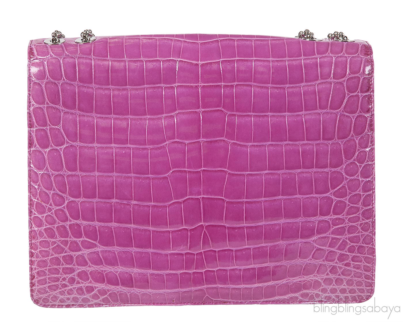 Tiffany & Co. Purple Cornelia Crocodile Shoulder Bag