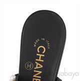 Black Pearl Slide Mule
