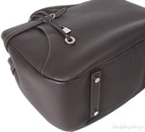 Loro Piana Charcoal Grey Top Handle Bag