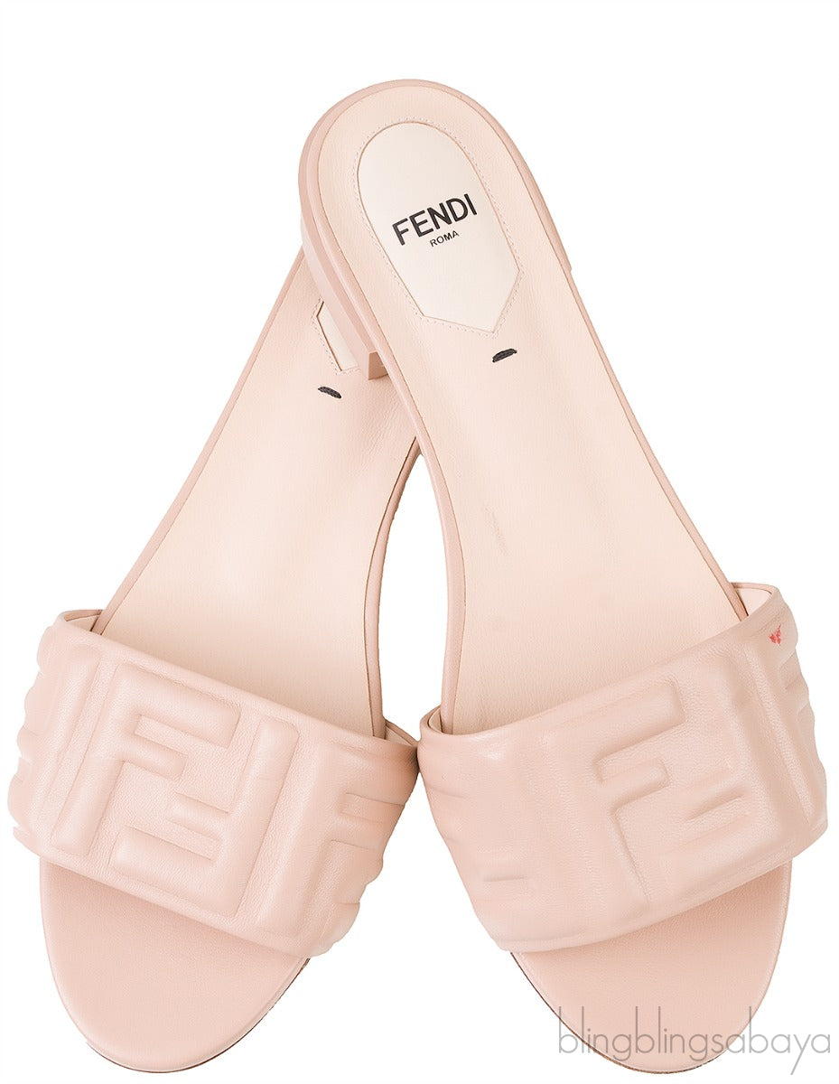 Embossed FF Motif Slip-on Sandals