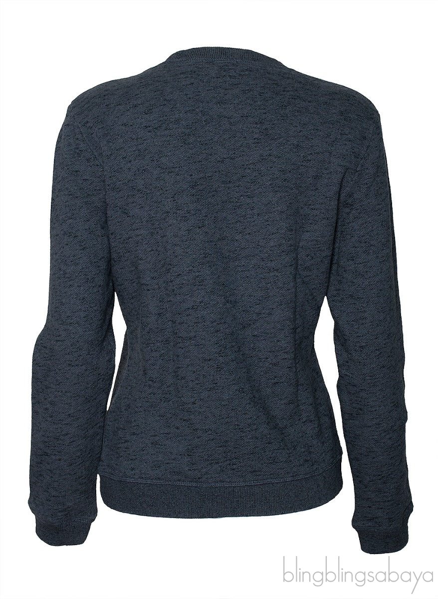Tiger Embroidered Grey Sweatshirt