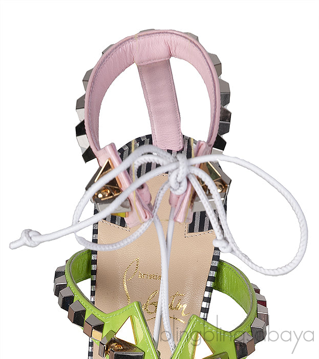 Multiplaticool Studded Multicolor Sandals