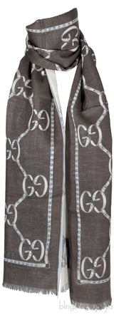 GG Print Tri-color Scarf