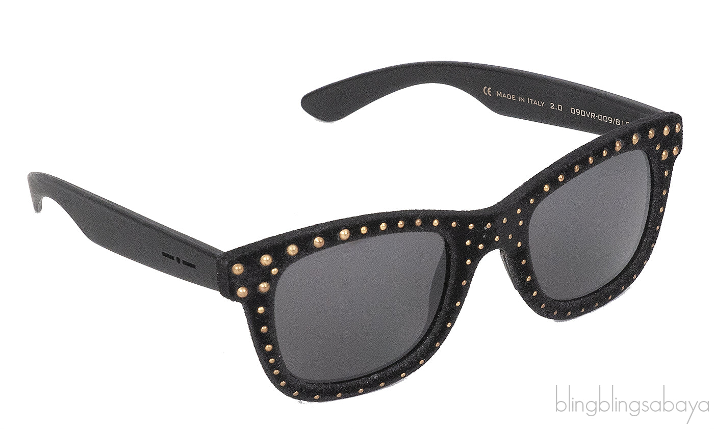 Italia Independent 090VR Black Velvet Sunglasses