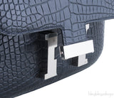 Constance III Mid-night Blue Crocodile